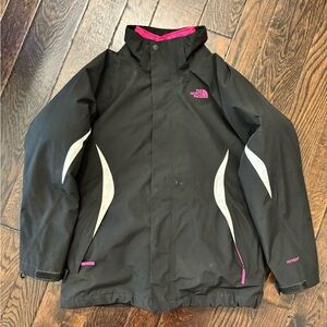 The North Face Black and Pink Outdoor Jacket